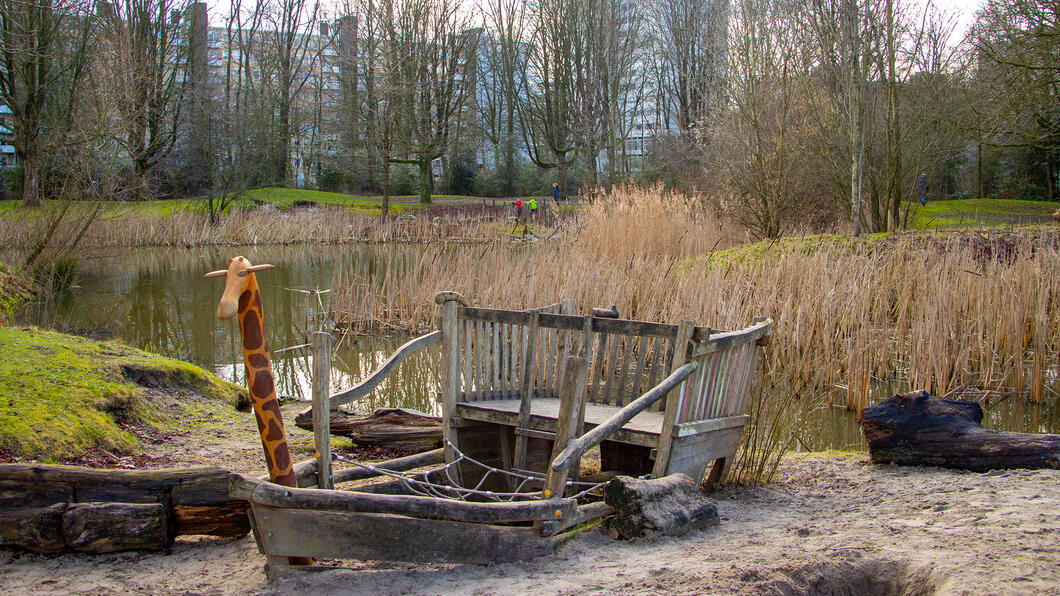 Natuurspeeltuin in Buitenveldert