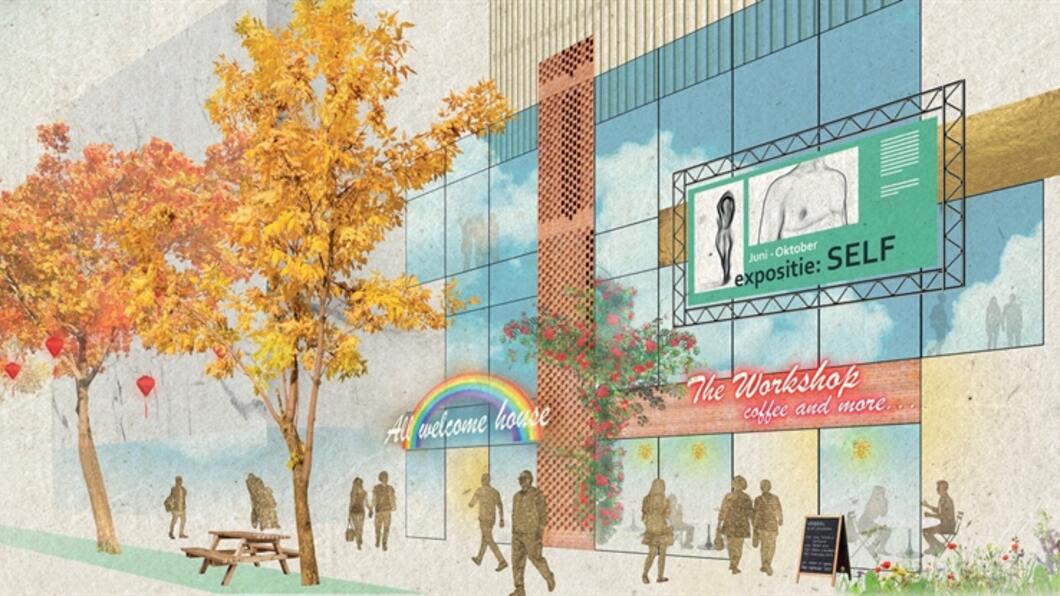 Artist impression Erotisch Centrum Zuid