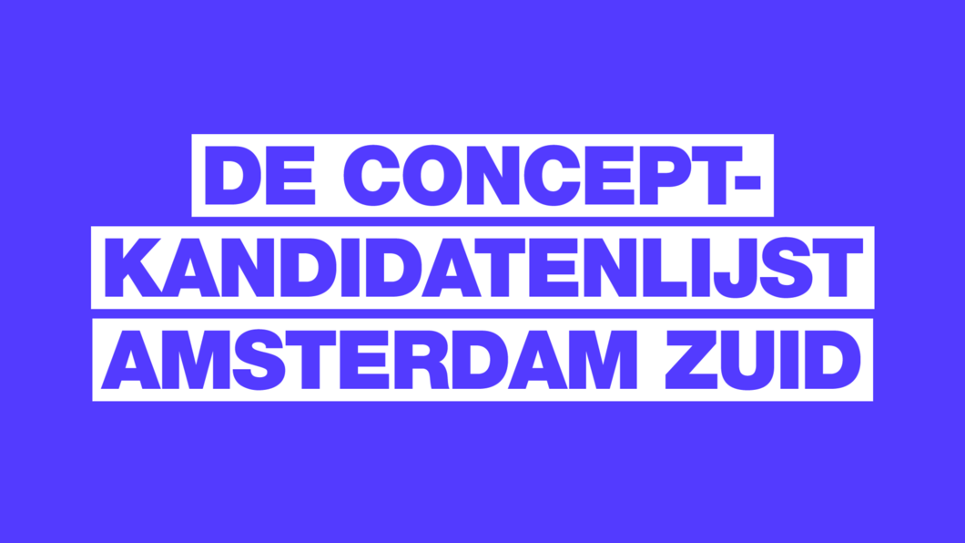 concept kandidatenlijst zuid