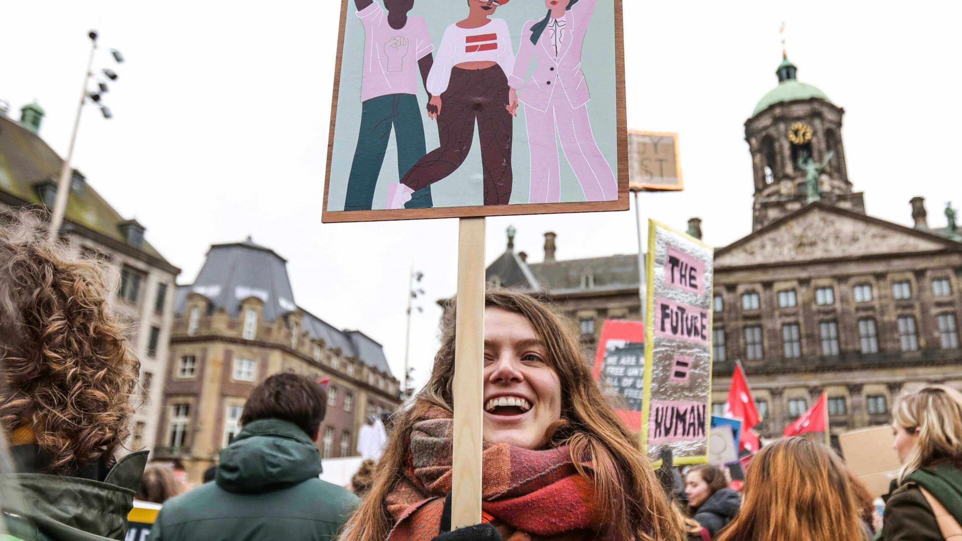 Feminisme demonstratie